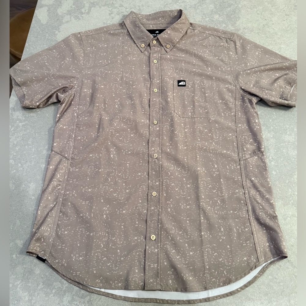 Men's Belong Designs Vista Button Down Shirt Size XXL